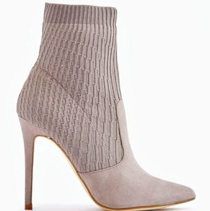 Gray Ankle Boots